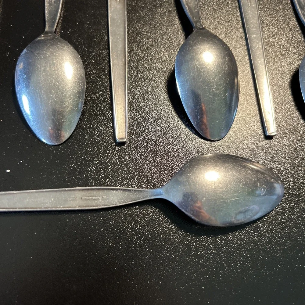 Lot of 12‎ Rogers Co Stanley Roberts ENSENADA Spoons Stainless Flatware 6.75
